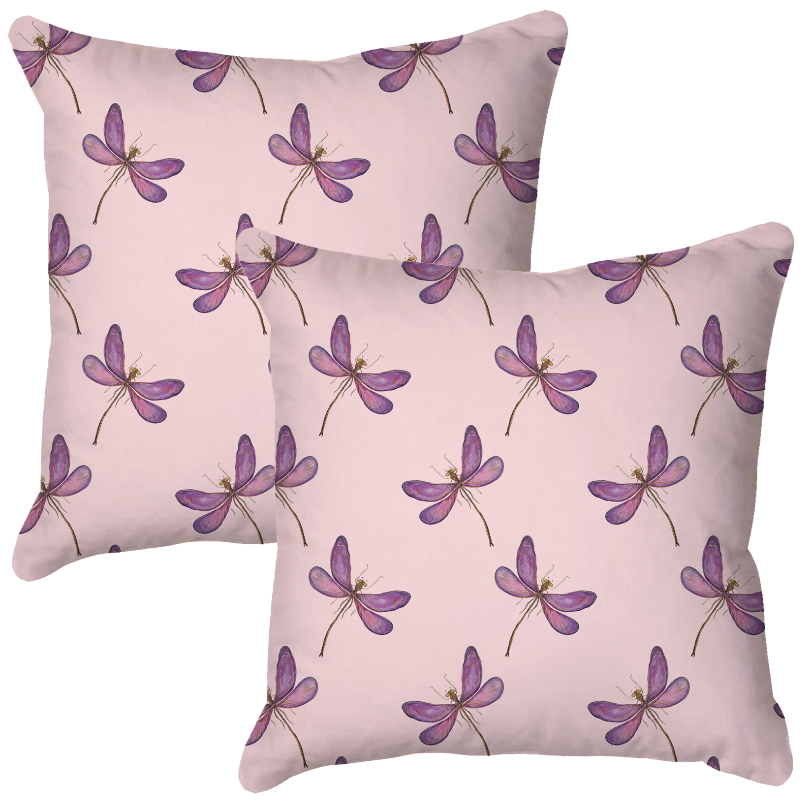 Dragonfly Group Baby Pink Quick Dry Outdoor Cushion | Rooms By Me