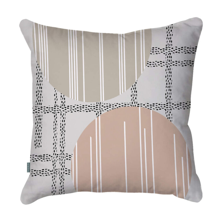 Abstract Beige and Neutral Cushion