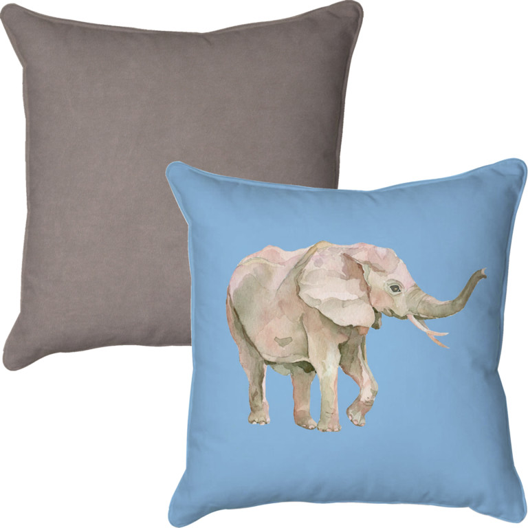 Elephant Side Blue