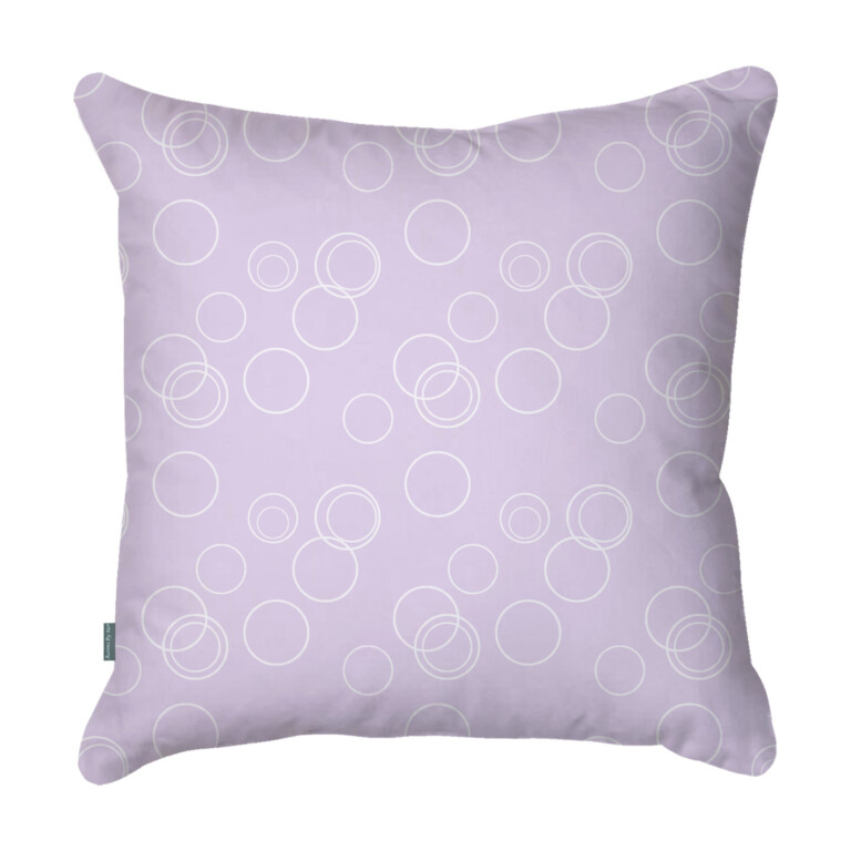 Bubbles Lilac Quick Dry Outdoor Cushion