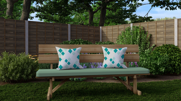 Diamond Teal Quick Dry Outdoor Cushion