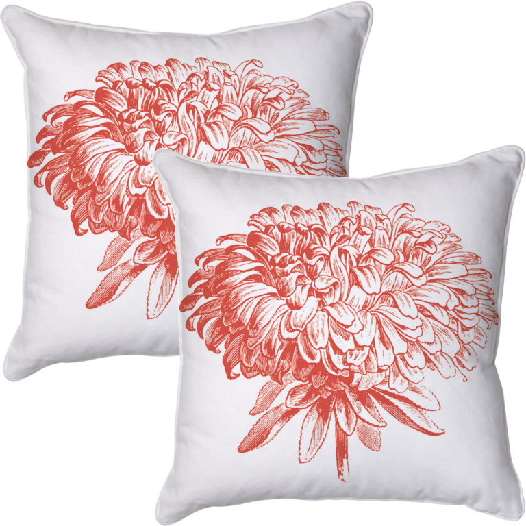 Chrysanthemum 2 Terracotta