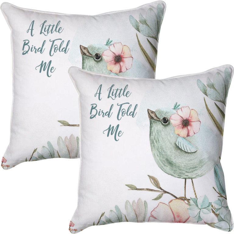 Cute Bird Flower Mint 2