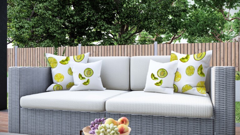 Lemons Multi Quick Dry Outdoor Cushion