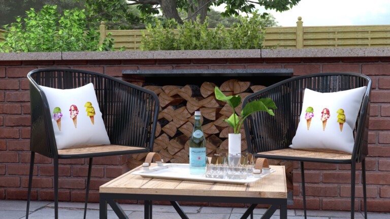 Lemons Multi Quick Dry Outdoor Cushion