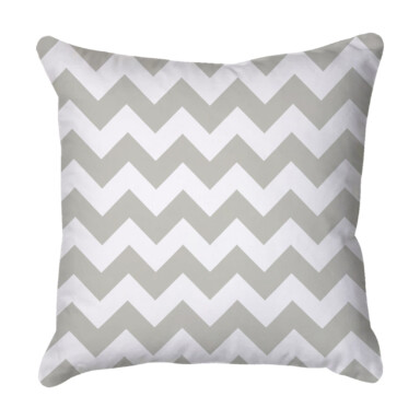 Zigzag Grey Quick Dry Outdoor Cushion