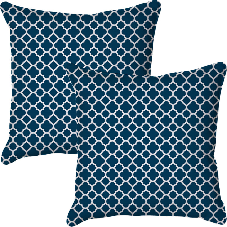 Quatrefoil Navy