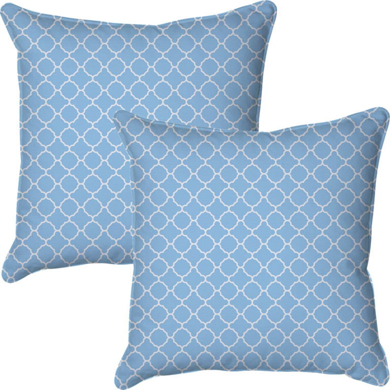 Quatrefoil Pale Blue