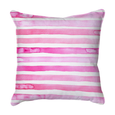 Watercolour Stripes Pink