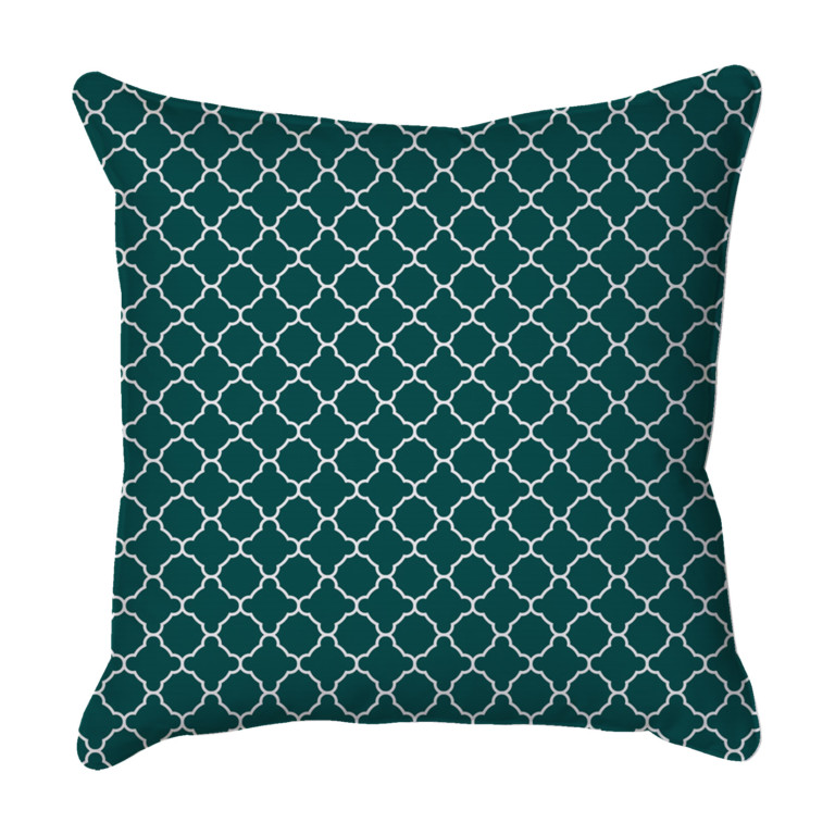 Quatrefoil Deep Green