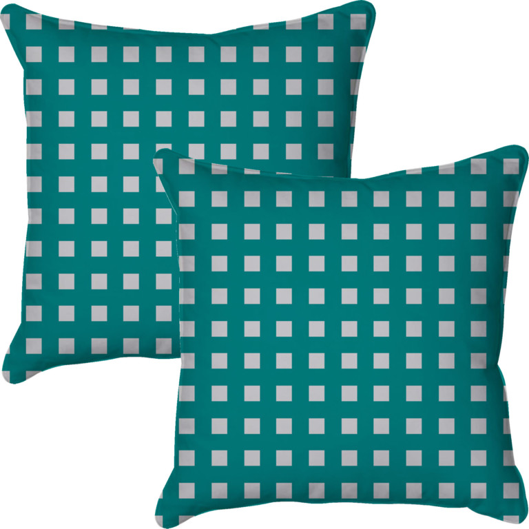 Squares Teal