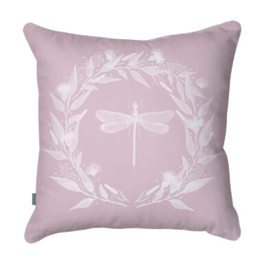 Dragonfly Wreath Pink