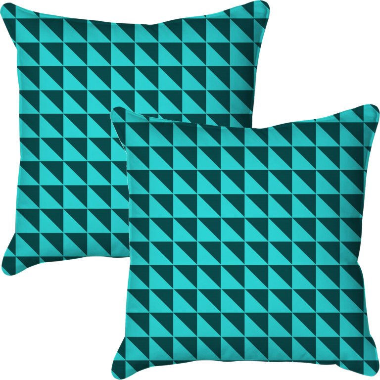 Triangles Teal