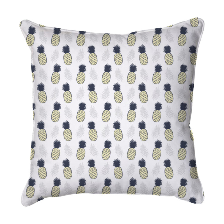 Pineapples & Ferns Small Grey