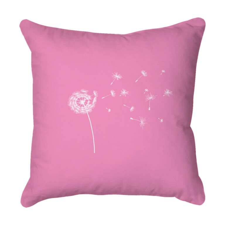 Dandelion Pink Quick Dry Outdoor Cushion