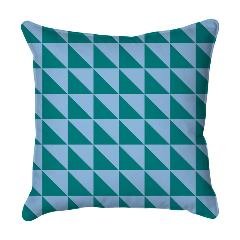 Triangles Blue & Teal