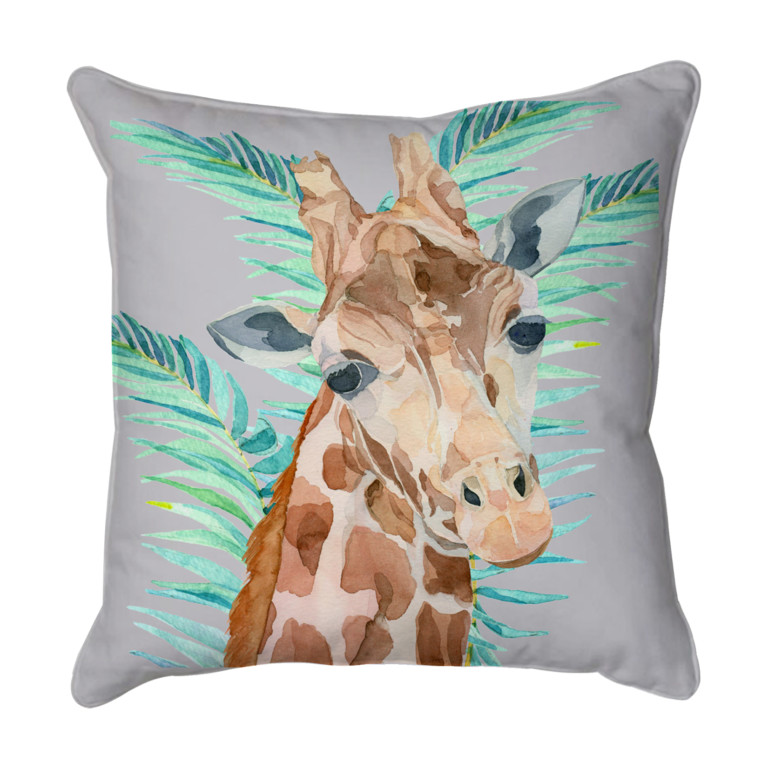 Giraffe Grey & Green