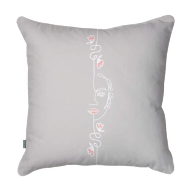 Kahlo Grey Cushion