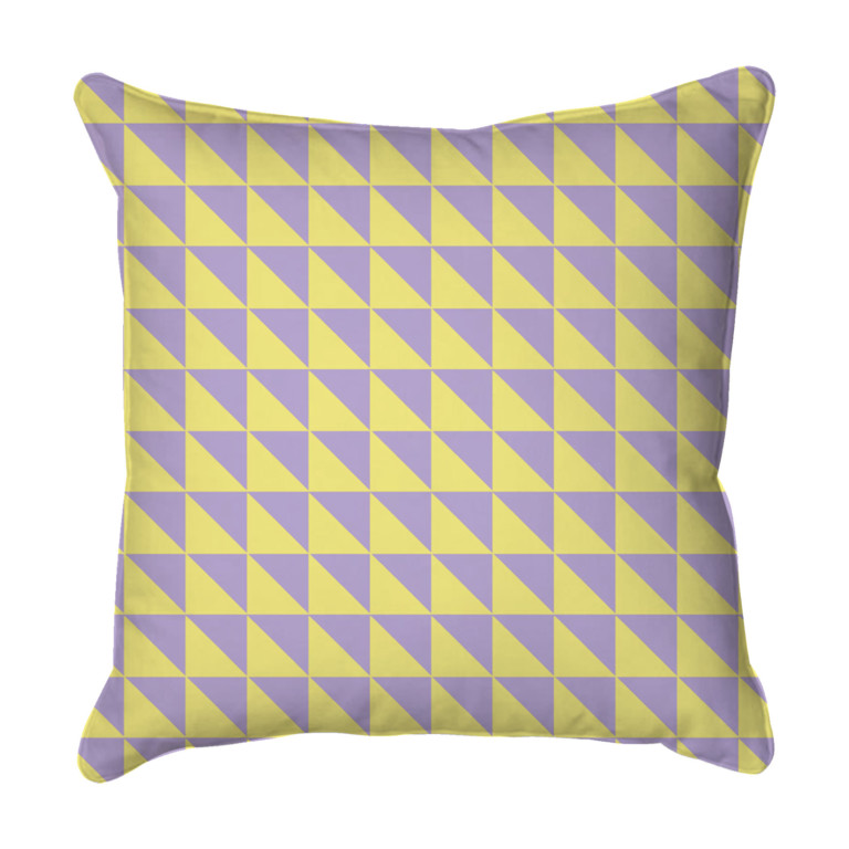 Triangles Lilac & Yellow