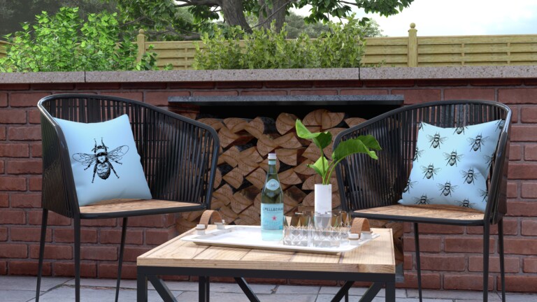 Bee Neutral Quick Dry Outdoor Cushion