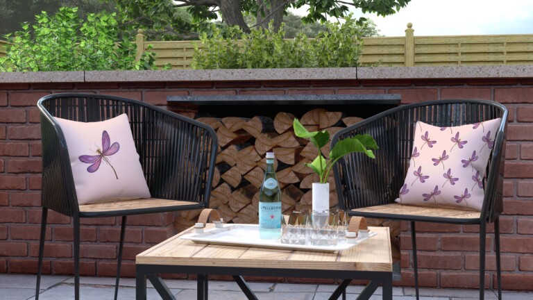 Bee Neutral Quick Dry Outdoor Cushion