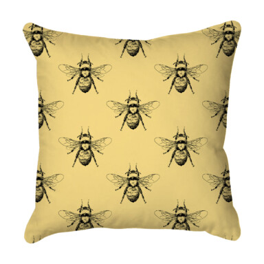 Bee Group Yellow Quick Dry Outdoor Cushion