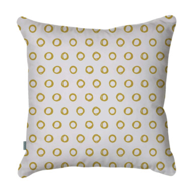 Handdrawn Circles Mustard