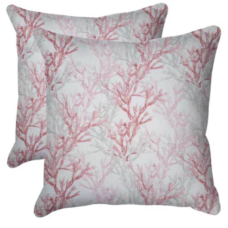 Coral Reef Pink Outdoor Cushion