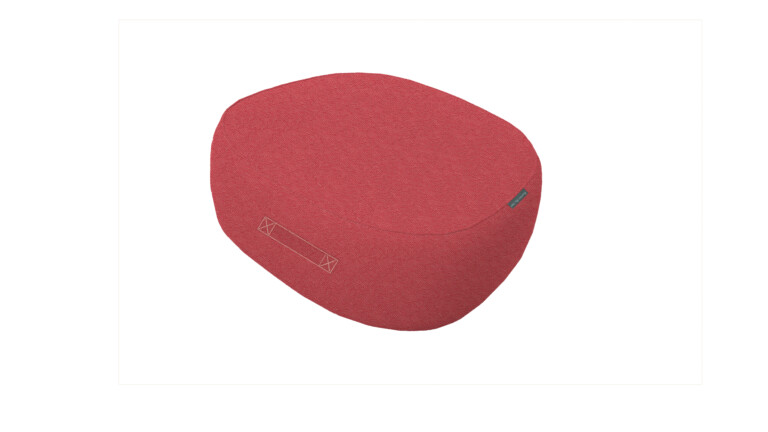 Cranberry Floor Cushion