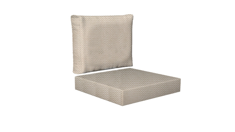 Indoor Square Base and Back Cushions