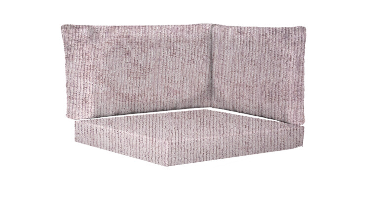 Indoor Corner Rectangle Base and Back Cushions