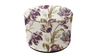 Laura Ashley Gosford Plum Outdoor Pouffe