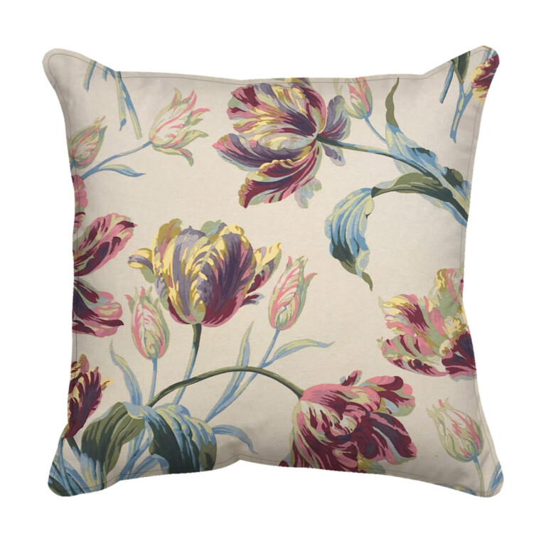 Laura Ashley Wisteria Duck Egg Outdoor Cushion