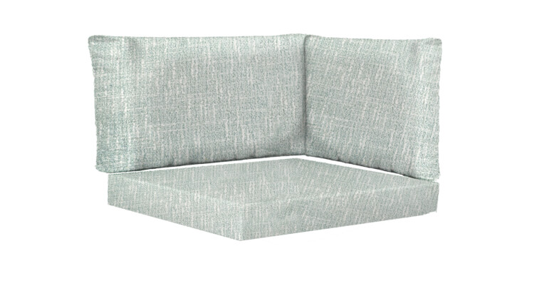 Indoor Corner Rectangle Base and Back Cushions