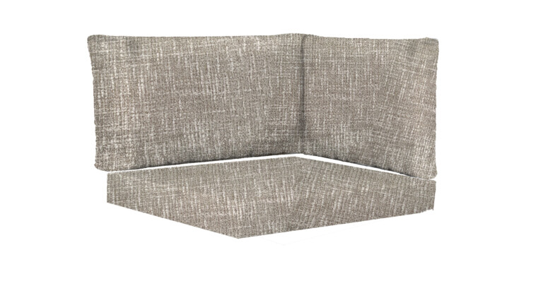 Indoor Corner Rectangle Base and Back Cushions