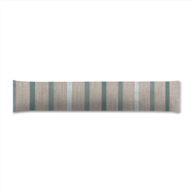 Laura Ashley Luxford Stripe Duck Egg Draught Excluder