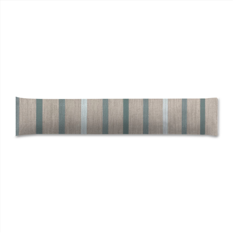 Laura Ashley Luxford Stripe Duck Egg Draught Excluder