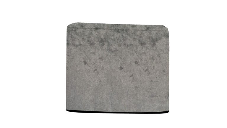 Marble Velour Dove Indoor Pouffe