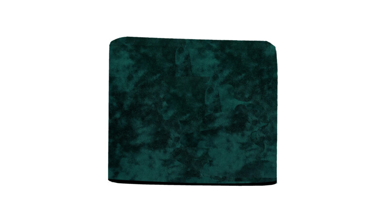 Marble Velour Teal Indoor Pouffe