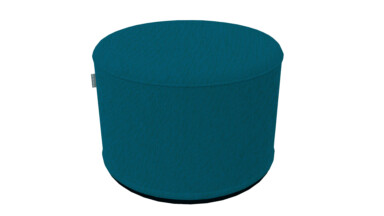 Meadow Navy Indoor Pouffe