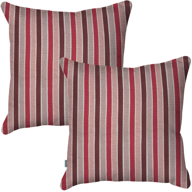 Menorca Red Outdoor Cushion 2 Pack | Rooms By Me