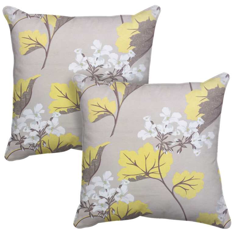 Laura Ashley Milwood Camomile Outdoor Cushion