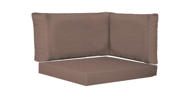 Outdoor Corner Rectangle Base and Back Cushions