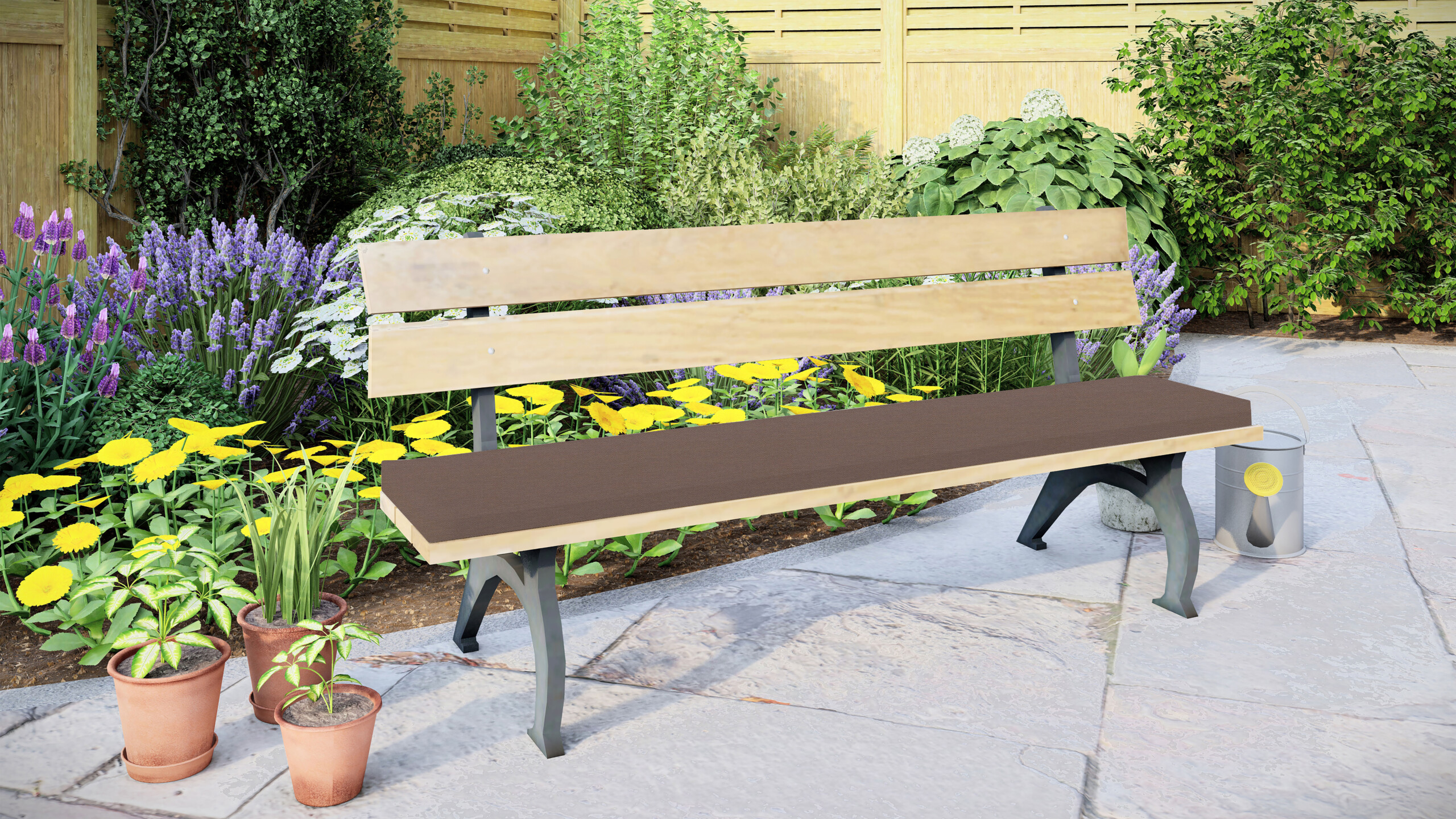 garden bench cushion 140cm x 45cm