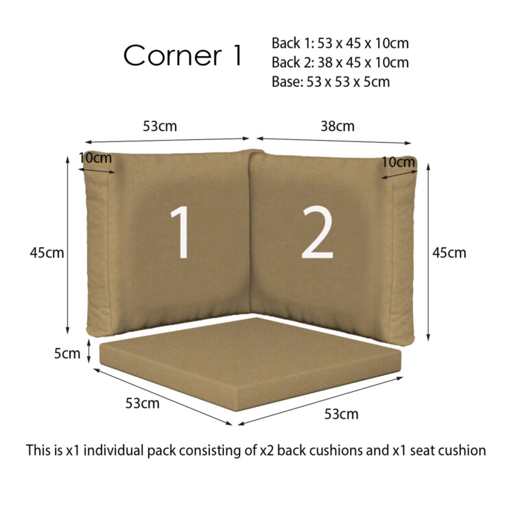 Napier Beige Corner Sets