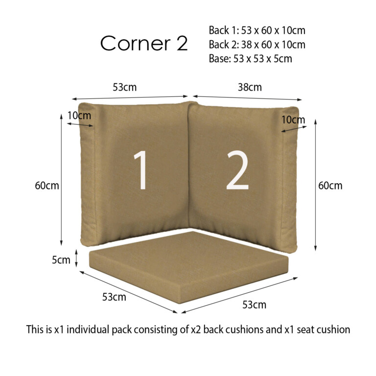 Napier Beige Corner Sets