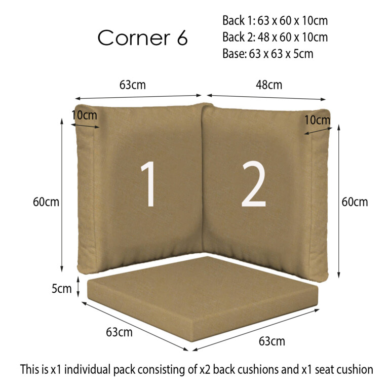 Napier Beige Corner Sets