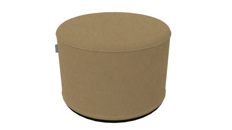 Napier Beige Outdoor Pouffe