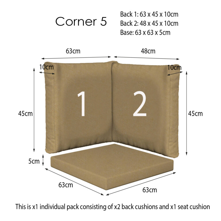 Napier Beige Corner Sets