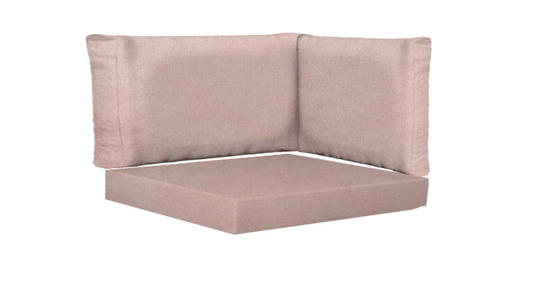 Indoor Corner Rectangle Base and Back Cushions